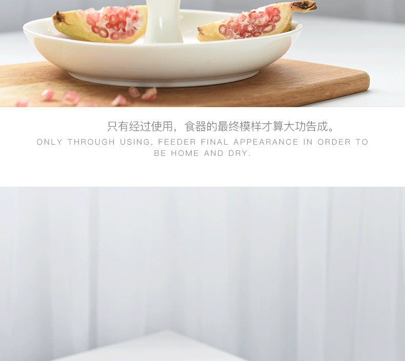 Unknown Nordic impression creative fruits means household I sitting room double ceramic bowl European - style pattern compote