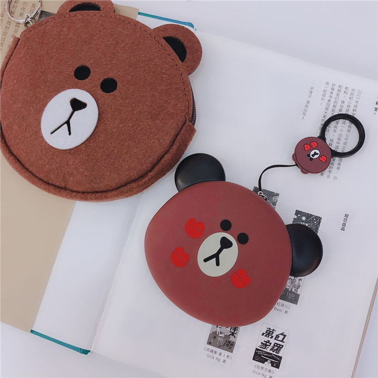 Phim hoạt hình cô gái siêu dễ thương hanfeng gấu nâu dễ thương sạc kho báu cá tính sáng tạo 12000 mAh - Ngân hàng điện thoại di động pin sạc dự phòng 20000mah xiaomi gen 3 18w