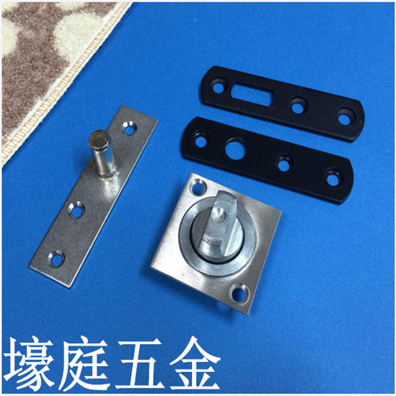Small hinge hinge No elastic Small spring 360 degree dark hinge Revolving door Heaven and earth hinge axis 50 * 50
