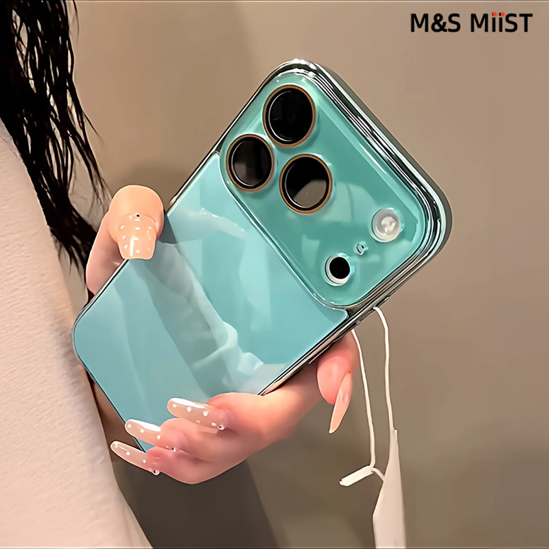Uk Suitable iPhone 17 Pro Max Phone Case for Women, New Stylish High-End Cover 2025 Apple iPhone 17 Phone Case, Electroplated Glass Full Coverage with Built-In Lens Film, Anti-Drop Protective Case
