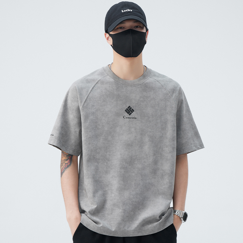 Trendy Brand Short-Sleeve T-Shirt for Men, Summer 2026 New Style, Tie-Dye Print, Loose Fit, Versatile, Fashionable Half-Sleeve Tee, Thin for Men Trendy Brand Short-Sleeve T-Shirt for Men, Summer 2026 New Style, Tie-Dye Print, Loose Fit, Versatile, Fashionable Half-Sleeve Tee, Thin for Men