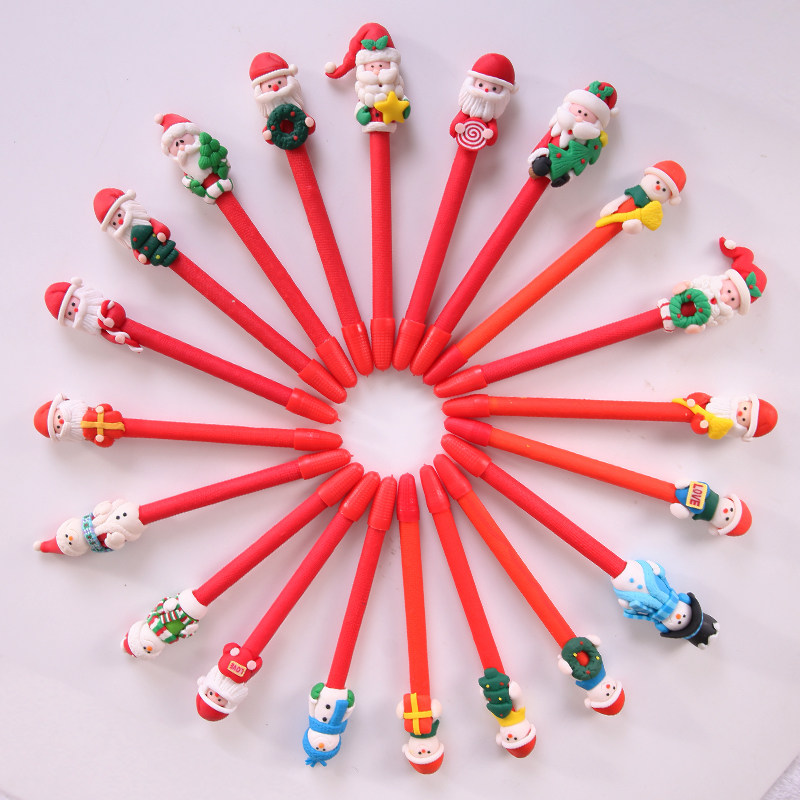 Christmas soft pottery pen small gift small gift creative primary school children kindergarten Christmas supplies student gift