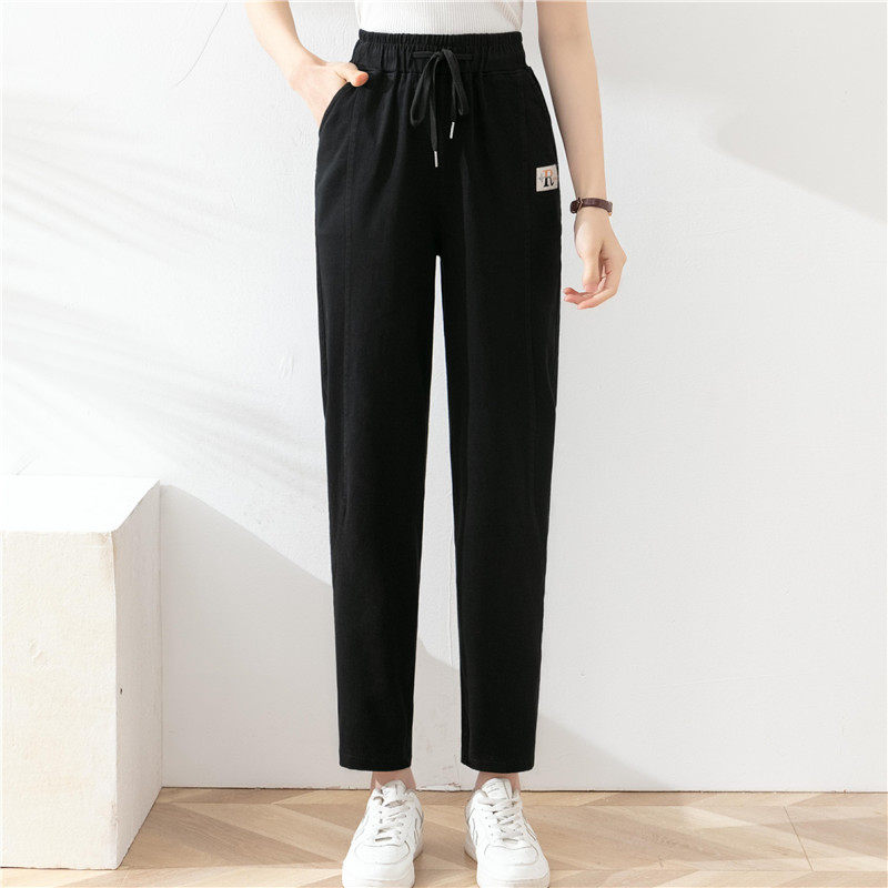 Middle Aged Women Sports Pants Spring Clothing Pants Straight Drum Pants Loose Pants High Waist 2022 Mom Loaded Casual Long Pants