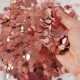 1 см блестки розового золота 500G