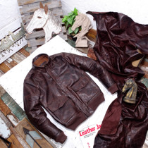 End of season sale (on sale for 888 yuan) vegetable tanned batik unpainted pony leather A2 flight jacket