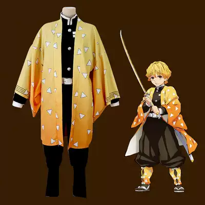 星漫緣鬼滅之刃cos服竈門炭治郎彌豆子我妻善逸蝴蝶忍cosplay服