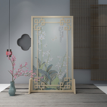 Modern New Chinese Orchid Screen Xuanguan Living room partition Book room Bedroom Bedroom Base Screen Hotel Custom Screen Partition