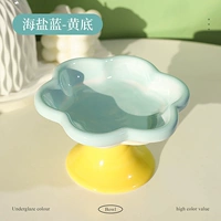 Морская соль сине-желтый дно