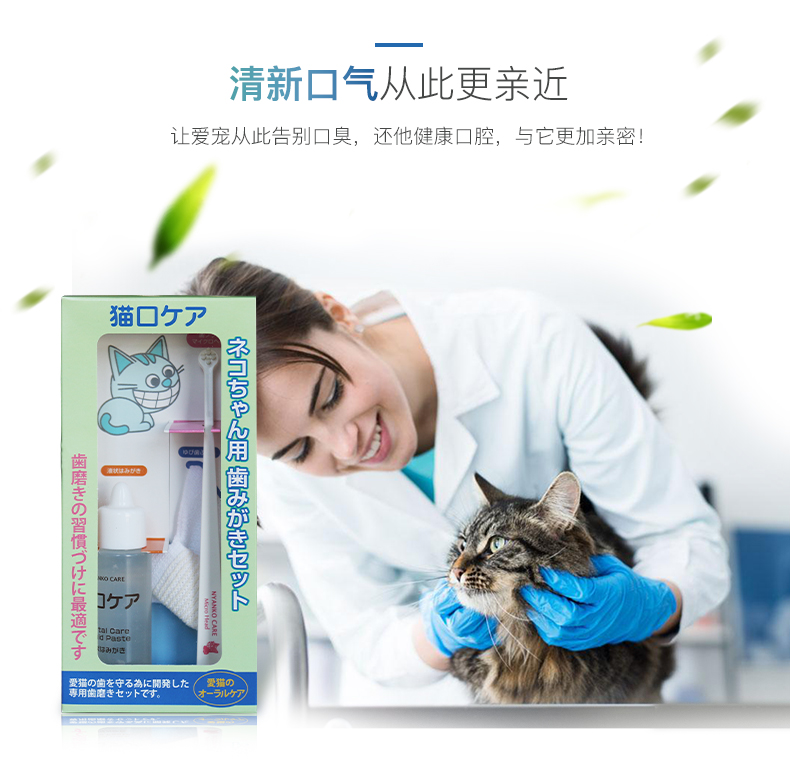 Bàn chải đánh răng mèo Mindup ăn vật nuôi làm sạch răng cung cấp kem đánh răng mèo ngoài hơi thở mèo đánh răng - Cat / Dog Beauty & Cleaning Supplies Lược chải lông FURminator.