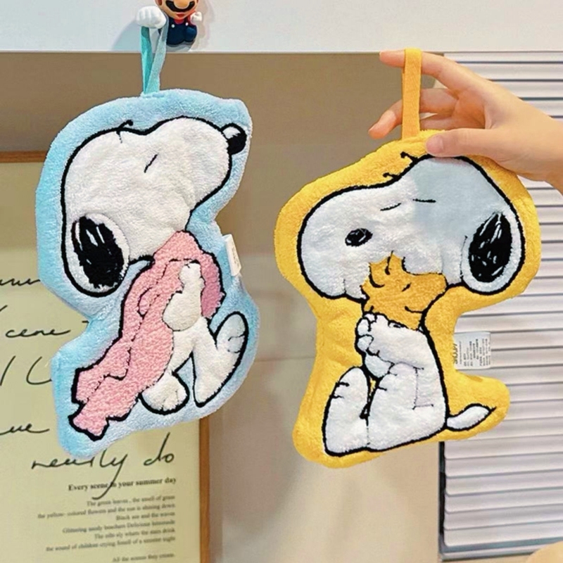 Cute Puppy Hand Towel, Hanging Type, Thickened, Absorbent Coral Fleece, Special for Kitchen and Bathroom, Children's Hand Towel Cute Puppy Hand Towel, Hanging Type, Thickened, Absorbent Coral Fleece, Special for Kitchen and Bathroom, Children's Hand Towel