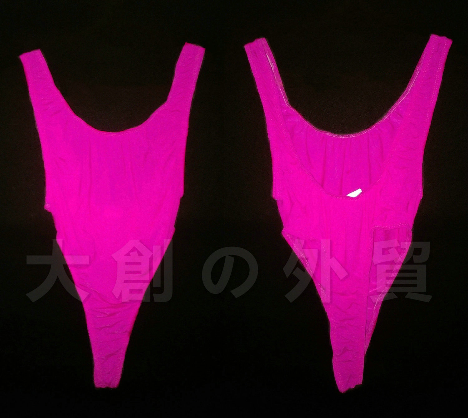 Chất lượng xuất khẩu Qingdao! Cao cấp vải ~ sexy trong suốt jumpsuit tight-fitting swimsuit cao ngã ba T 裆 Shebin