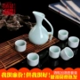 Bộ đồ gốm sứ Jingdezhen, bình hông, tách rượu cổ, rượu gia đình, hầm rượu nhỏ Trung Quốc ly vang