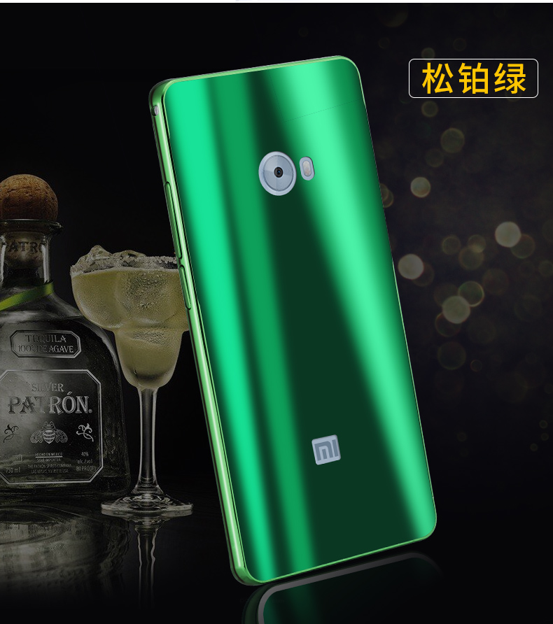 iy Ultra Slim Lightweight Aluminum Metal Bumper Dazzle Color Acrylic Back Cover Case for Xiaomi Mi Note 2