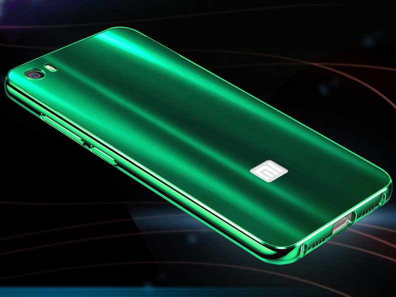 iy Ultra Slim Lightweight Aluminum Metal Bumper Dazzle Color Acrylic Back Cover Case for Xiaomi Mi 5