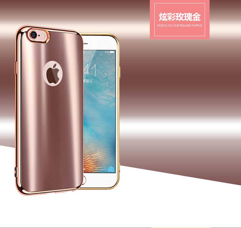 iy Ultra Slim Lightweight Dazzle Color Electroplating Soft Silicone TPU Back Cover Case for Apple iPhone 6S Plus/6 Plus