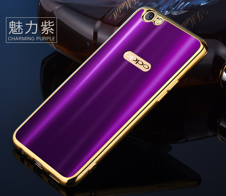 iy Ultra Slim Lightweight Dazzle Color Electroplating Soft Silicone TPU Back Cover Case for OPPO R9s Plus & OPPO R9s & OPPO R9