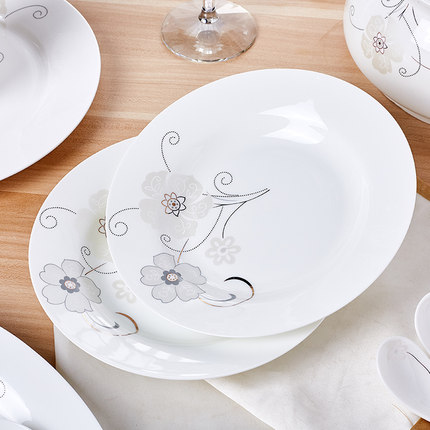 For household jobs suit dishes ceramics tableware ceramic rice bowl chopsticks dishes dishes soup bowl northern Europe