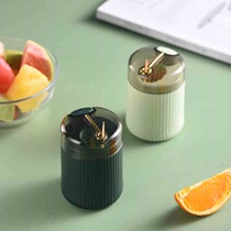 Toothpick box light luxury plastic push-type toothpick box creative household convenient toothpick box storage box toothpick jar