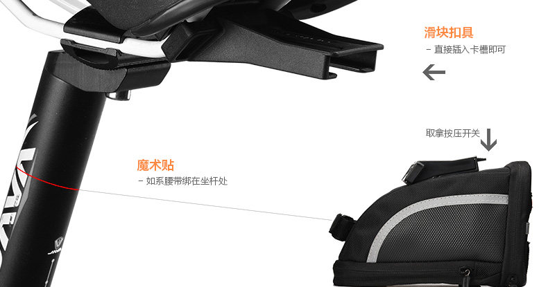 Sacoche pour vélo mixte EASYDO - Ref 2219610 Image 48