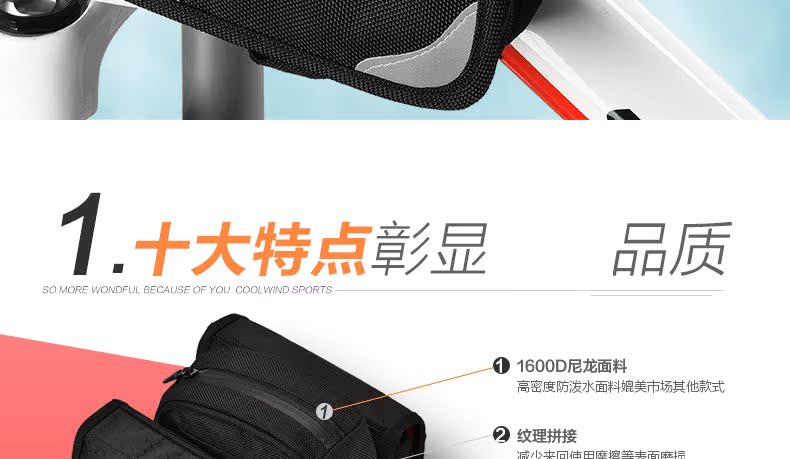 Sacoche pour vélo mixte EASYDO - Ref 2214429 Image 9