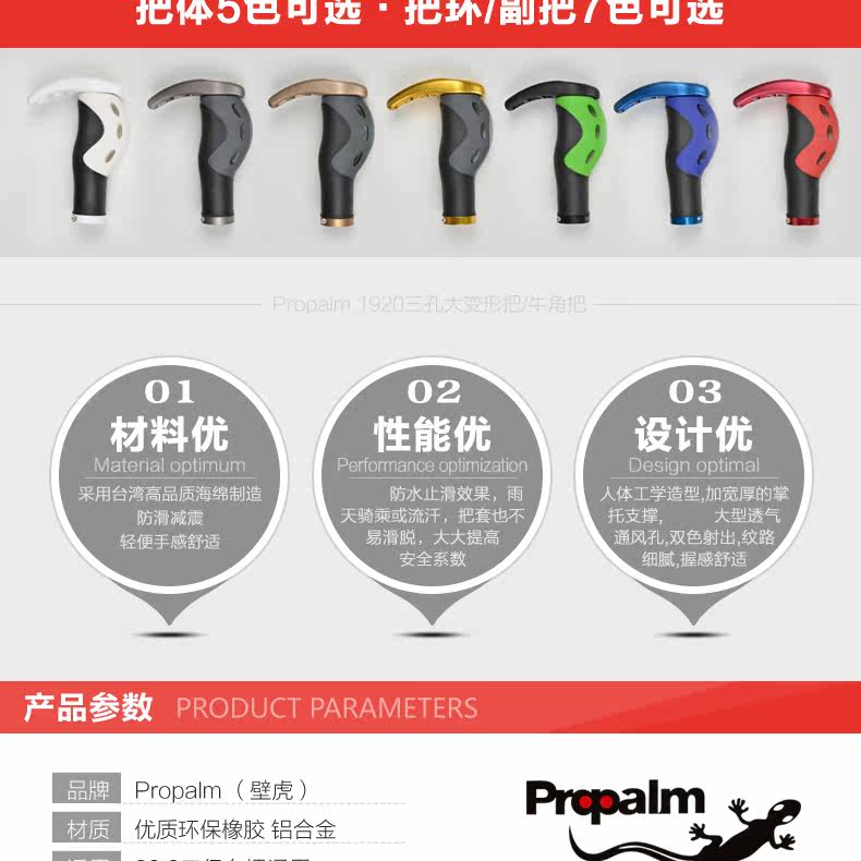 Poignées de vélo PROPALM - Ref 2340270 Image 8