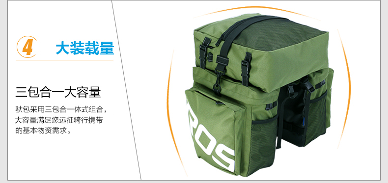 Sacoche pour vélo mixte ROSWHEEL - Ref 2219093 Image 23