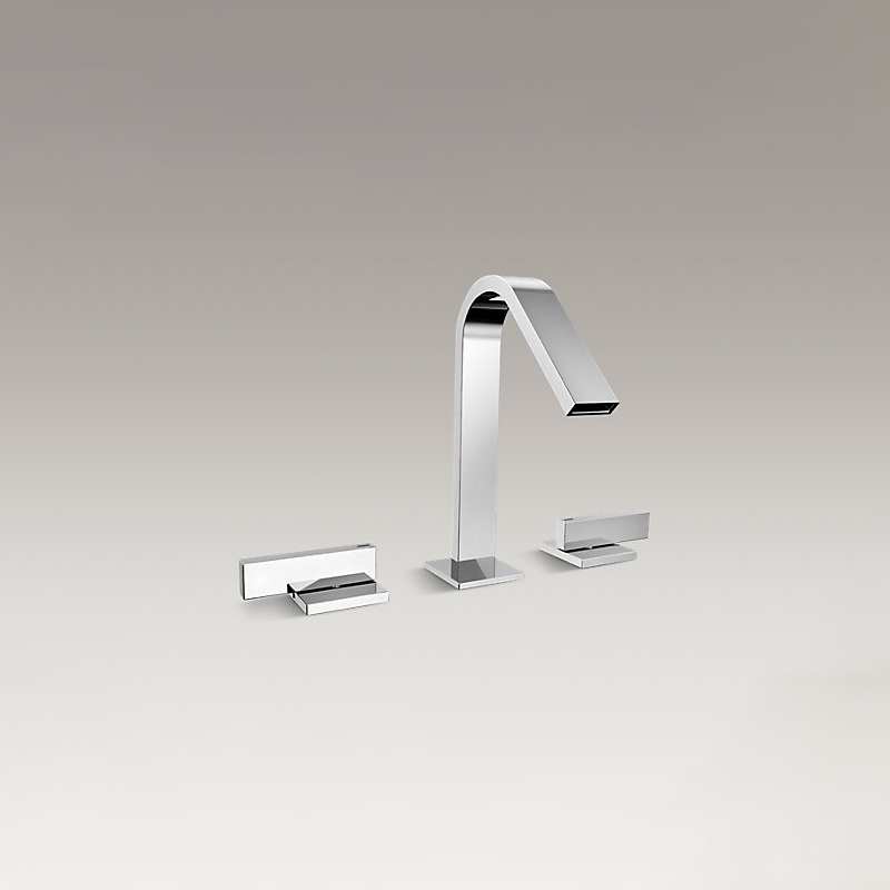 Lori K-14661/10319/14660T-4-Cp All-Copper Double-Handle Three-Hole Washbasin Faucet Lori K-14661/10319/14660T-4-Cp All-Copper Double-Handle Three-Hole Washbasin Faucet