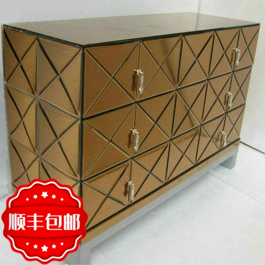 Gương tủ ngăn kéo, tủ lối đi, kiếng đơn, 3 ngăn kéo, 6 ngăn kéo, đồ dân dụng, tủ phụ, tủ phụ, tủ giầy, phong cách Châu Âu - Buồng