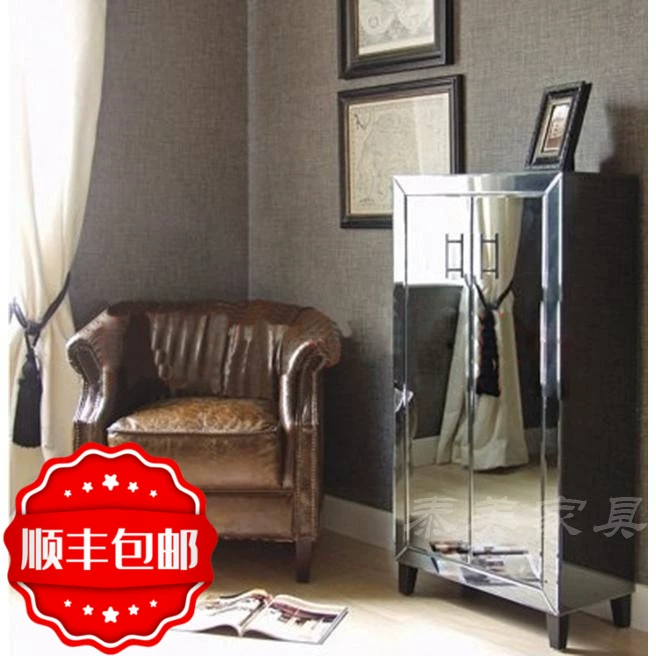 Gương nội thất phòng ăn tủ bên lối vào tủ giày tủ để đồ phong cách châu âu tủ tủ tân cổ điển - Buồng