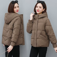 Зимний пуховик с пухом, небольшая короткая толстовка с капюшоном, куртка, коллекция 2023, подходит для подростков