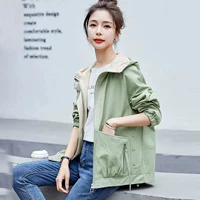 Модный осенний плащ с капюшоном, куртка для отдыха, оверсайз, подходит для подростков