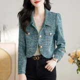 Белая приталенная куртка, костюм, в стиле Шанель, по фигуре, подходит для подростков