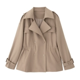 Костюм, плащ, куртка, осенний приталенный корсет для отдыха, изысканный стиль, подходит для подростков