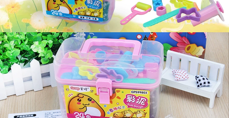 Master plasticine đồ chơi thủ công thiết lập khuôn công cụ voi da bùn an toàn không độc hại màu bùn trẻ em và trẻ mới biết đi - Tự làm khuôn nướng