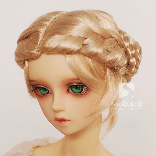 BJD Wig Uncle 3 points 4 points 6 8-imitation Horse Hairy DD Big Baby SD Doll JW088 Oyo Pan Braid-Taobao