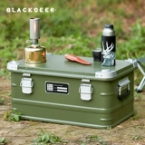 Дорожный металлический вместительный и большой ящик для хранения для кемпинга, коробочка для хранения, снаряжение для авто, алюминиевый сплав