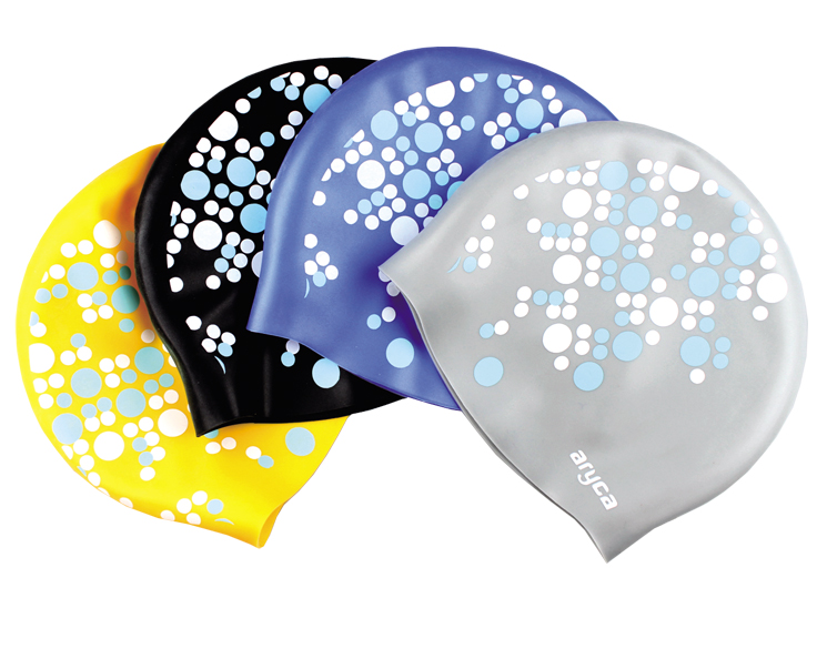 Mũ bơi không dây cao cấp Ya Lijia mũ lưỡi trai thời trang dài silicone nón bơi