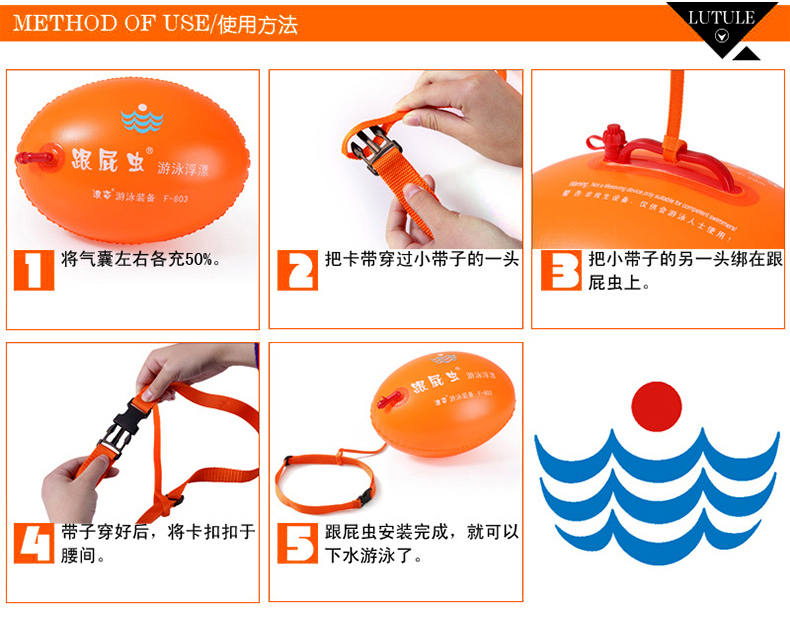 Sóng đặt ra follower an toàn dày đôi bóng gót bơi túi bơi người lớn thiết bị float cuộc sống preserver áo bơi tay dài