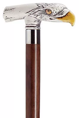 Mua sắm nạng Cane Screaming Eagles Walnut Wood Trục ngoài trời Trekking Stick Portable - Gậy / gậy