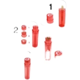 Пластиковый измельчитель, удобная трубка, воронка с аксессуарами