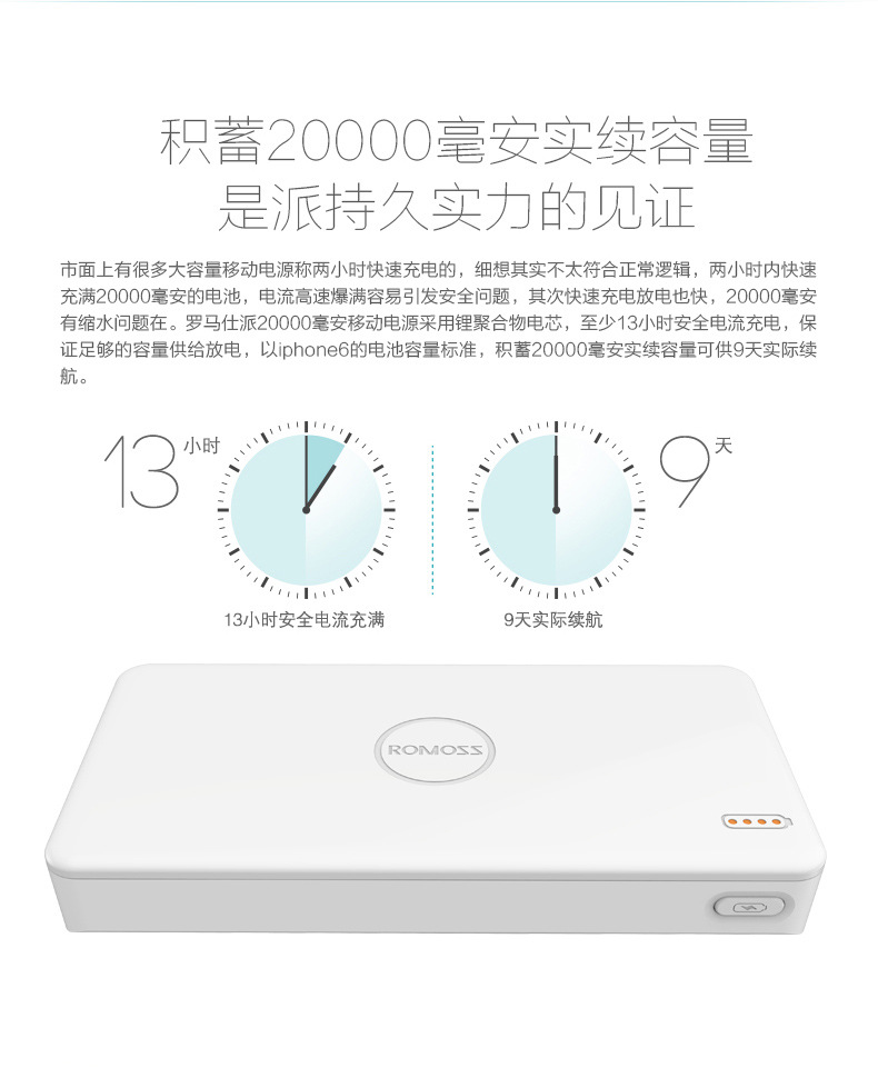 Luo Mashi sạc Po 20000 mA mỏng khối lượng polyme thiết bị cầm tay phổ điện thoại di động điện PB20 - Ngân hàng điện thoại di động sạc dự phòng iphone 12