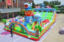 Omey Piste Support Set To Make Inflatable Castle Large Entertainment City Color Iridescent Doors All Kinds Of Cartoon Styling Children Slide