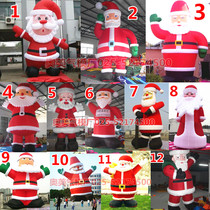 2 m 3 4 5 6 10 m Santa Claus inflatable arch Christmas exit Grand full gas model Decorative Iridescent Doors