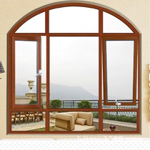 Suzhou broken bridge aluminum system window 60 70 broken bridge casement windows sound and heat insulation balcony floor-to-ceiling windows and doors