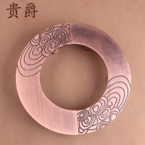 Jue retro door handle Chinese carved aluminum alloy door handle glass door sliding door wooden door handle door