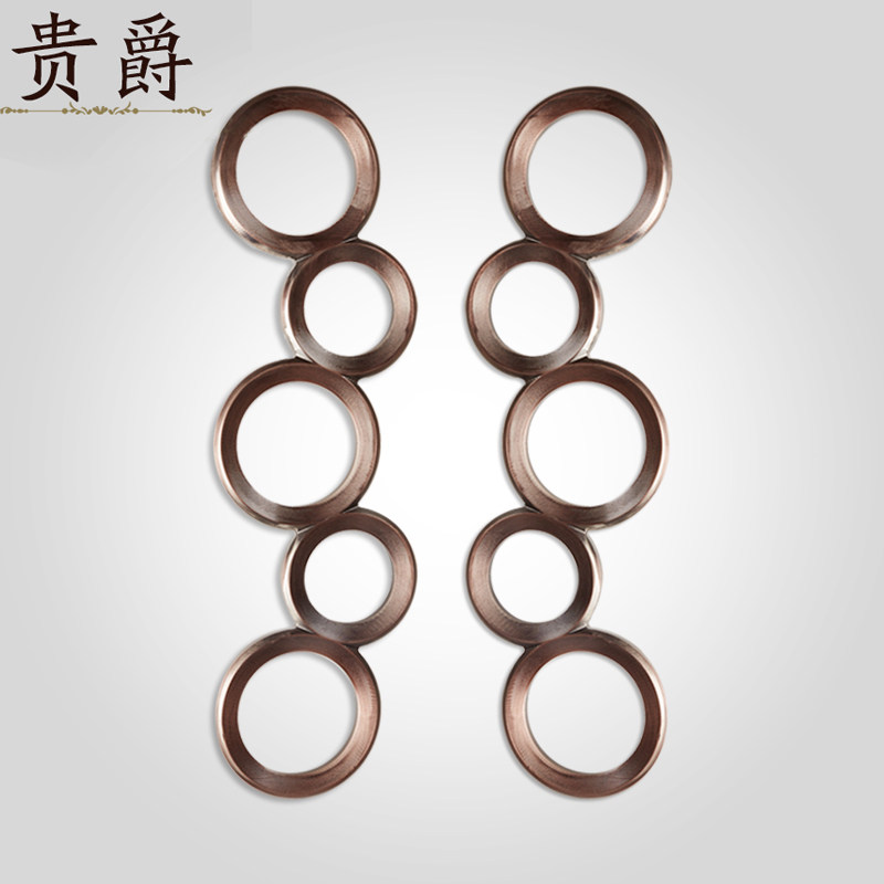 Guijue glass double switch door handle handle door Chinese handle Modern frameless wooden door handle open installation