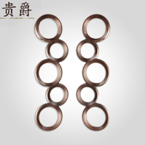 Guijue glass double open door handle door Chinese handle modern frameless wooden door handle