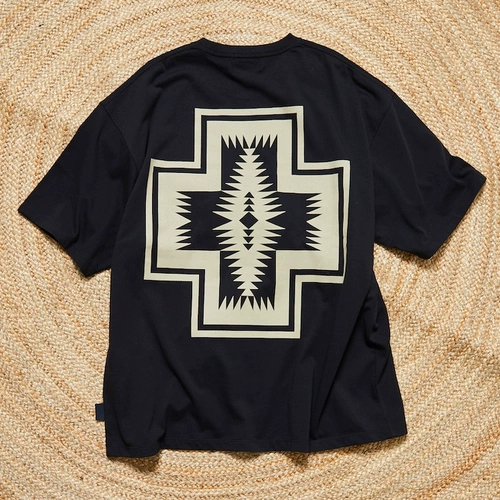 【NextVogue】PENDLETON FS Store Special Note футболка из смеси хлопка и полиэстера с вышивкой и короткими рукавами, размер 25сс