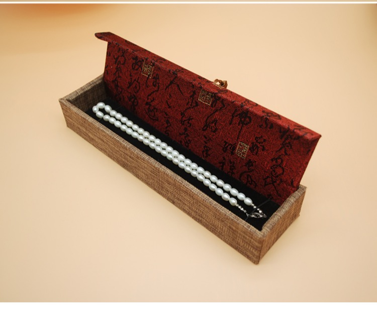 Cao cấp hộp đồ trang sức hộp đồ trang sức wenwan walnut vòng đeo tay vòng đeo tay vòng đeo tay mặt dây chuyền hạt vòng cổ hộp - Vòng đeo tay Cuff chuỗi đeo tay