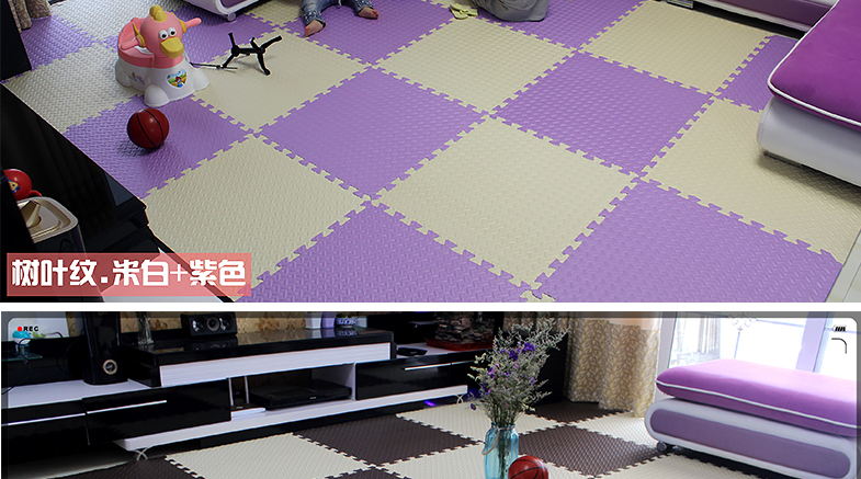 Cao đẳng ký túc xá bọt sàn mat trẻ em bò mat câu đố phòng ngủ gạch mosaic tatami 60 sàn dày